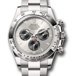 Rolex Daytona Cosmograph Daytona White Gold Silver And Black Index Dial - Oyster Bracelet 126509