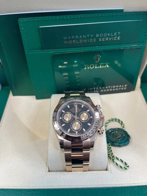 Rolex Daytona Everose Gold Cosmograph/ Black Index Dial (Ref# 116505) - Image 4
