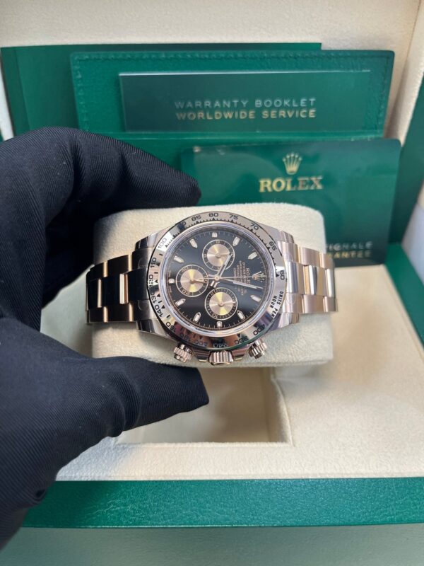 Rolex Daytona Everose Gold Cosmograph/ Black Index Dial (Ref# 116505) - Image 11