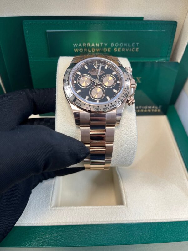 Rolex Daytona Everose Gold Cosmograph/ Black Index Dial (Ref# 116505) - Image 9