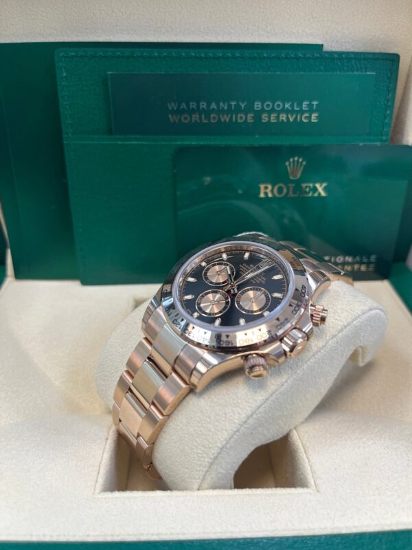 Rolex Daytona Everose Gold Cosmograph/ Black Index Dial (Ref# 116505) - Image 10