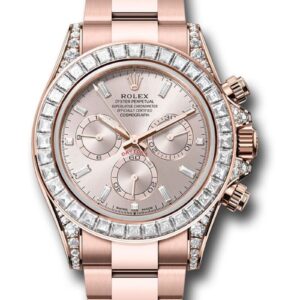 Rolex Daytona Everose Gold Diamond Lugs Diamond Bezel Sundust Diamond Dial 126595tbr