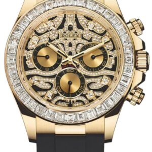 Rolex Daytona "Eye Of The Tiger" Black Oysterflex Strap 116588TBR