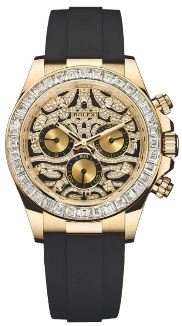 Rolex Daytona "Eye Of The Tiger" Black Oysterflex Strap 116588TBR