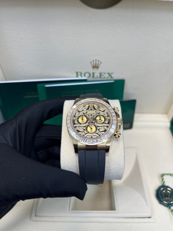 Rolex Daytona "Eye Of The Tiger" Black Oysterflex Strap 116588TBR - Image 4