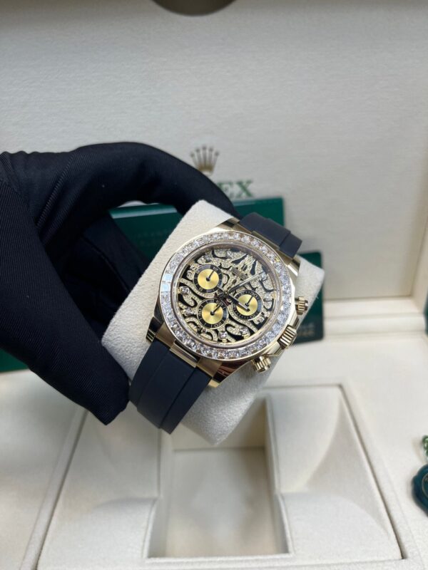 Rolex Daytona "Eye Of The Tiger" Black Oysterflex Strap 116588TBR - Image 3