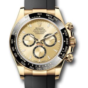 Rolex Daytona NEW RELEASE 2024 Yellow Gold Daytona Oysterflex Champagne Dial 126518ln