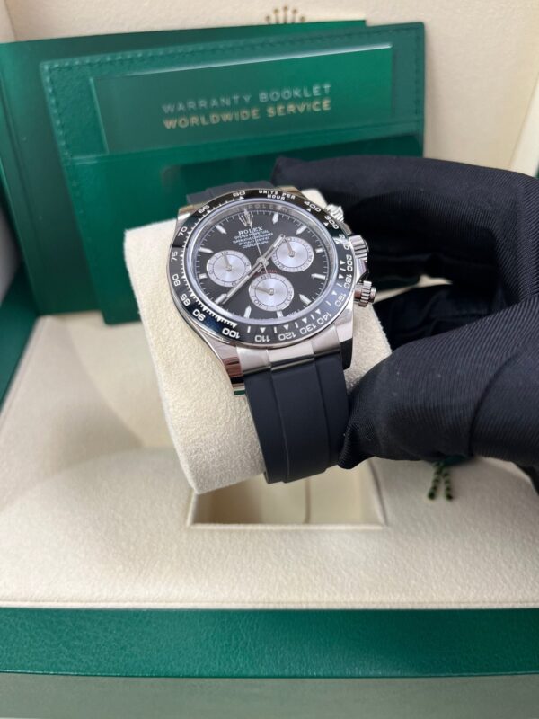 Rolex Daytona White Gold Cosmograph Daytona Black Bezel - Black And Steel Index Dial 126519LN - Image 10