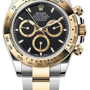 Rolex Daytona Yellow Gold and Steel Daytona Black Index Dial - Oyster Bracelet 126503