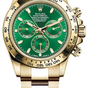 Rolex 'John Mayer' Daytona Cosmograph | Green Dial, Yellow Gold (Ref#116508)