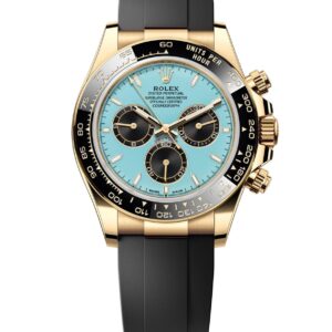 Rolex Daytona Yellow Gold Daytona Tiffany Dial on Oysterflex New 2025 Release Reference 126518