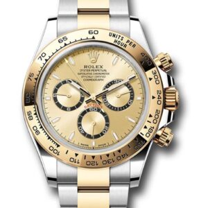 Rolex Daytona Yellow Rolesor Cosmograph Daytona Golden Index Dial Oyster Bracelet 126503