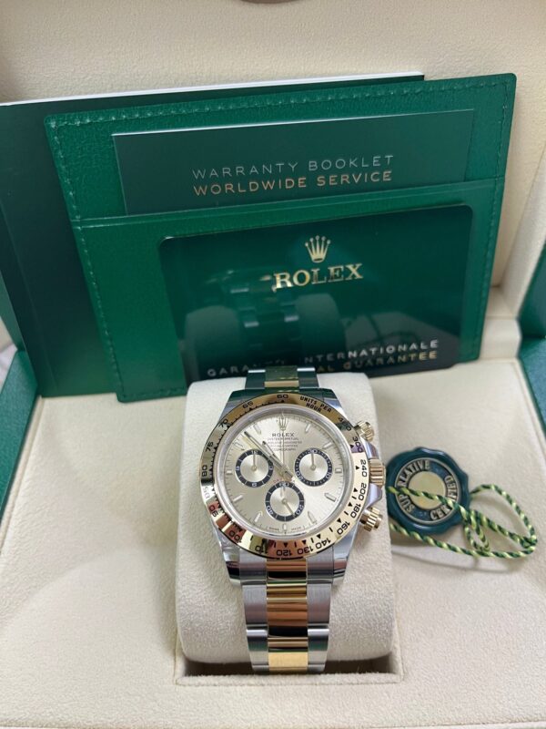 Rolex Daytona Yellow Rolesor Cosmograph Daytona Golden Index Dial Oyster Bracelet 126503 - Image 2