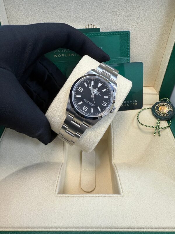 Rolex Explorer Stainless Steel Oyster Perpetual Explorer - Black Dial - Oyster Bracelet 124270 - Image 2