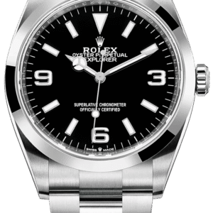 Rolex Explorer Stainless Steel Oyster Perpetual Explorer - Black Dial - Oyster Bracelet 124270