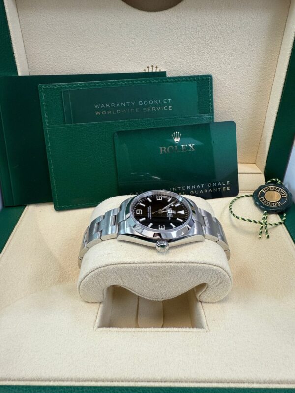 Rolex Explorer Stainless Steel Oyster Perpetual Explorer - Black Dial - Oyster Bracelet 124270 - Image 7