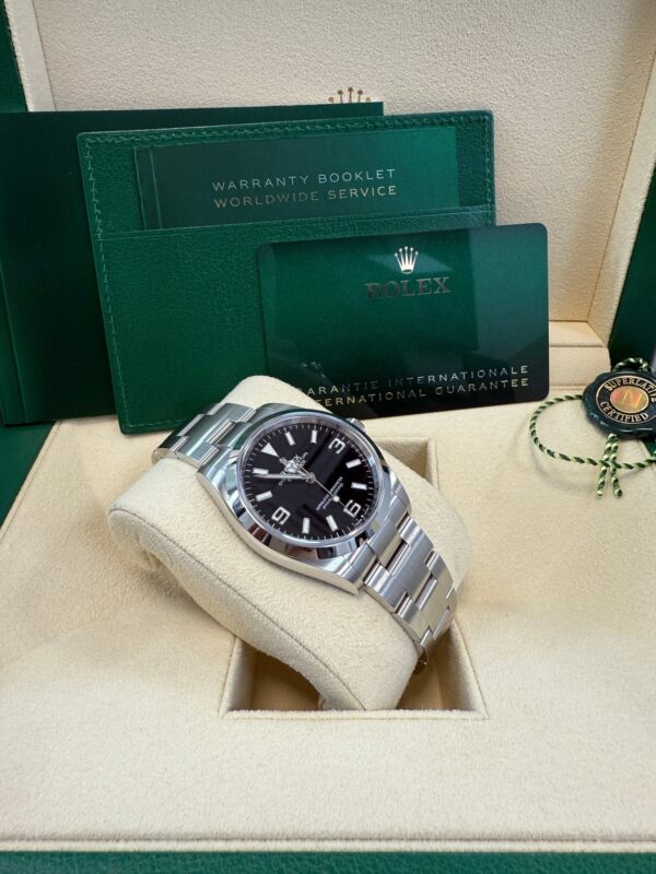 Rolex Explorer Stainless Steel Oyster Perpetual Explorer - Black Dial - Oyster Bracelet 124270 - Image 10