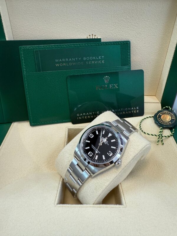 Rolex Explorer Stainless Steel Oyster Perpetual Explorer - Black Dial - Oyster Bracelet 124270 - Image 11