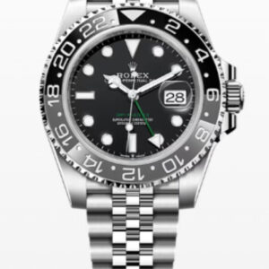 Rolex GMT-Master II Black Grey Bezel Jubilee Bracelet 126710GRNR