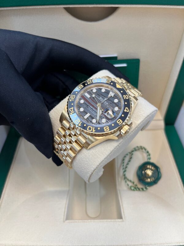 Rolex GMT-Master II
New 2025 Release GMT-Master II 126718GRNR Yellow Gold Tiger Iron Dial Jubilee - Image 4