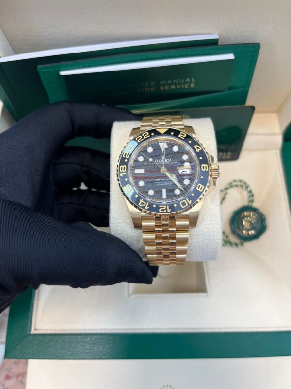 Rolex GMT-Master II
New 2025 Release GMT-Master II 126718GRNR Yellow Gold Tiger Iron Dial Jubilee - Image 5