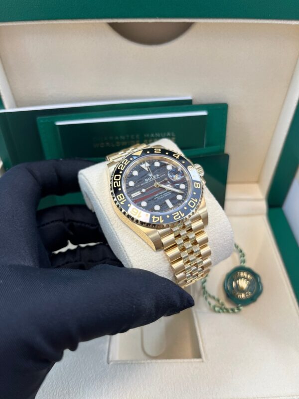 Rolex GMT-Master II
New 2025 Release GMT-Master II 126718GRNR Yellow Gold Tiger Iron Dial Jubilee - Image 3