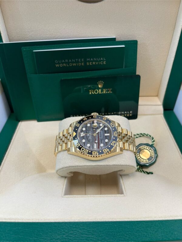 Rolex GMT-Master II
New 2025 Release GMT-Master II 126718GRNR Yellow Gold Tiger Iron Dial Jubilee - Image 14