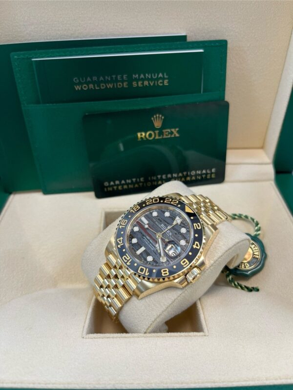 Rolex GMT-Master II
New 2025 Release GMT-Master II 126718GRNR Yellow Gold Tiger Iron Dial Jubilee - Image 10