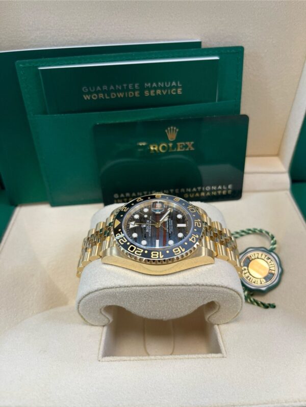 Rolex GMT-Master II
New 2025 Release GMT-Master II 126718GRNR Yellow Gold Tiger Iron Dial Jubilee - Image 12