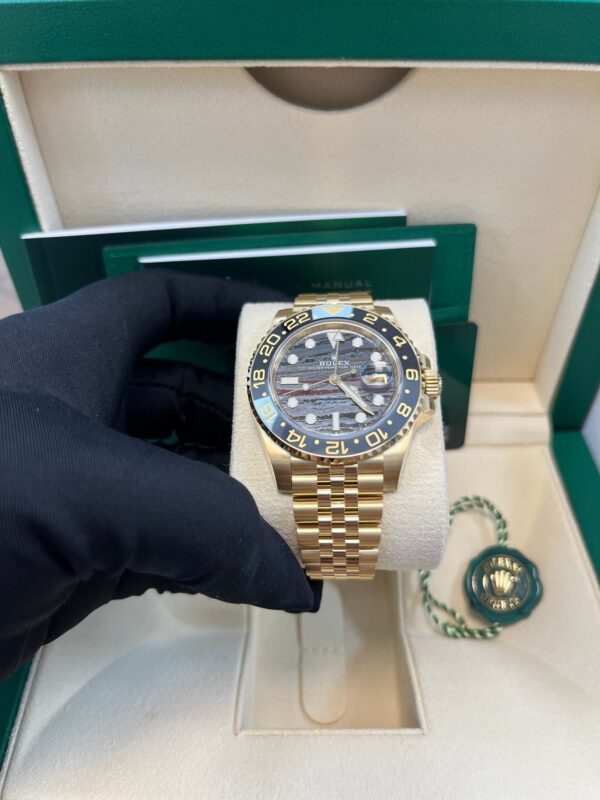 Rolex GMT-Master II
New 2025 Release GMT-Master II 126718GRNR Yellow Gold Tiger Iron Dial Jubilee - Image 2