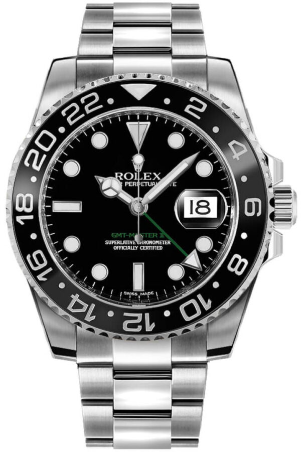 Rolex GMT-Master II Stainless Steel 40mm Ceramic Bezel 116710LN