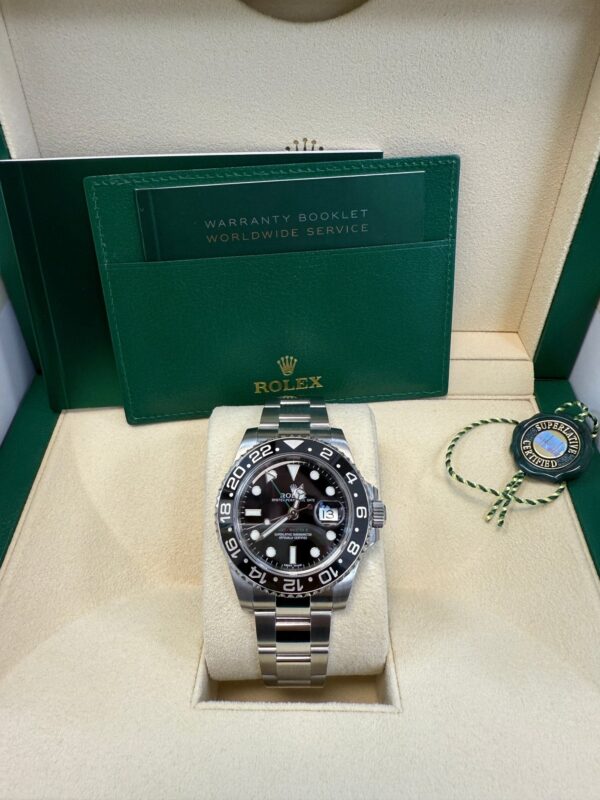 Rolex GMT-Master II Stainless Steel 40mm Ceramic Bezel 116710LN - Image 12