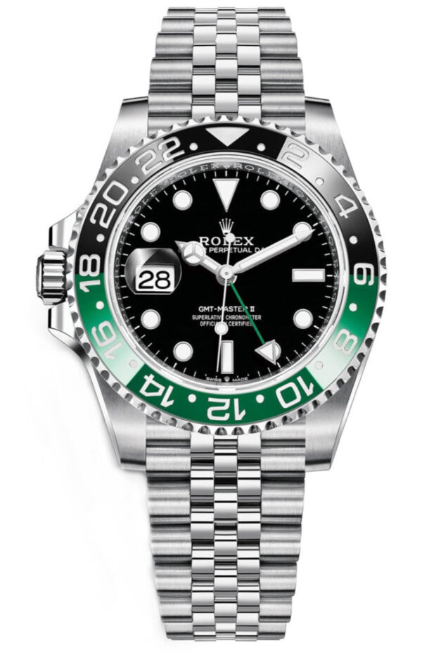 Rolex GMT-Master II With A Green And Black Bezel "SPRITE" (Reference # 126720VTNR)