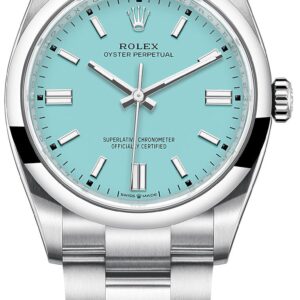 Rolex Oyster Perpetual 41 Stainless Steel - Turquoise Dial - Oyster Bracelet (Ref# 124300)