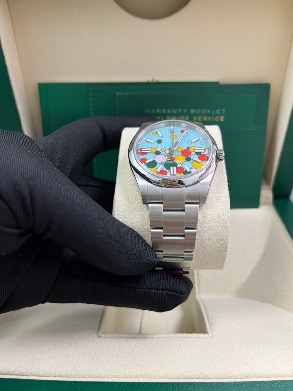 Rolex Oyster Perpetual Oyster Perpetual 41 Celebration Dial New 2023 Release 124300 Turquoise Colorful Dial - Image 3
