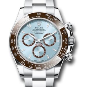 Rolex Platinum Cosmograph Daytona Ice Blue Index Dial Oyster Bracelet 126506