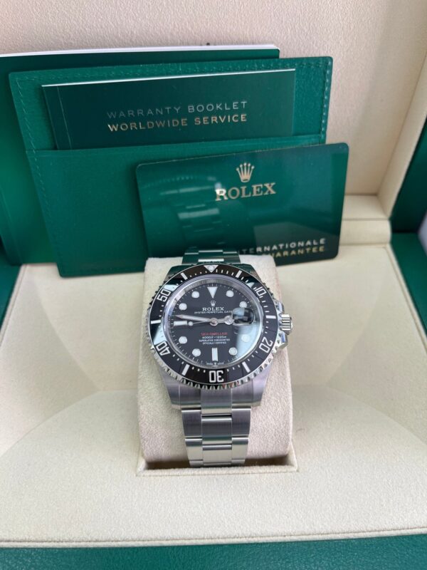 Rolex Sea-Dweller 43 Stainless Steel/ Black Dial/ Ceramic RED 50th Anniversary (Ref# 126600) - Image 6