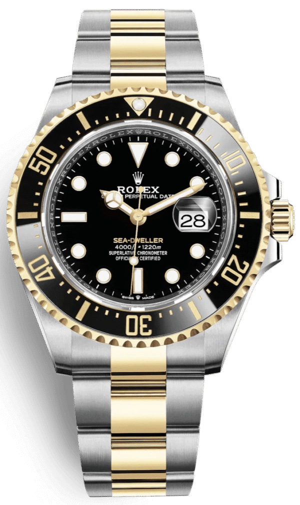 Rolex Sea-Dweller 43mm Two-Tone Yellow Gold & Steel Rolesor Case - Oyster Bracelet (Ref# 126603)