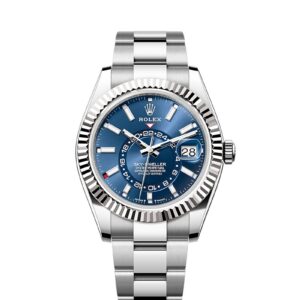Rolex Sky-Dweller 42 mm Oystersteel and White Gold Blue Dial 336934