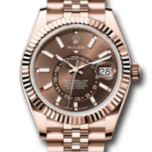 Rolex Sky-Dweller Chocolate Dial Jubilee Bracelet 336935