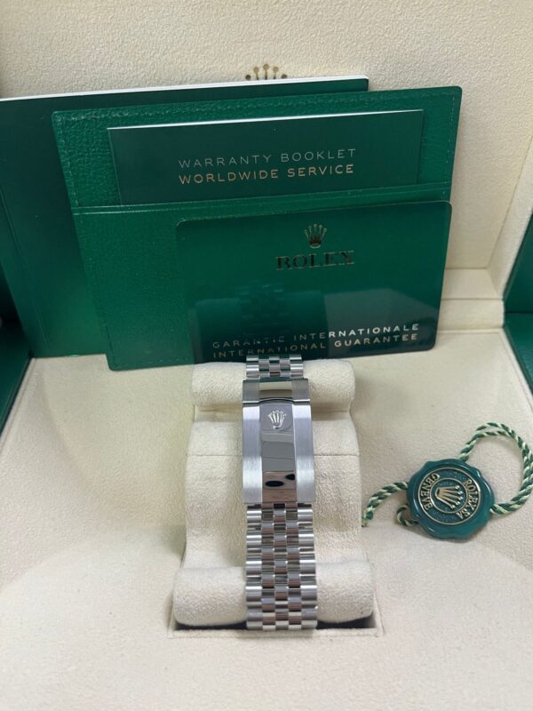 Rolex Sky-Dweller Fluted Bezel Black Index Dial Jubilee Bracelet 336934 - Image 9