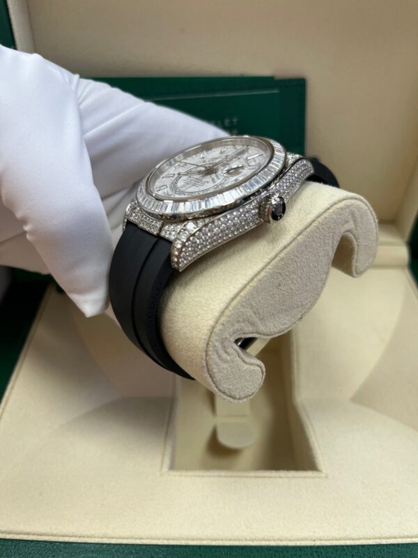 Rolex Sky-Dweller Meteorite Diamonds Baguette Dial Factory Diamonds 336259TBR - Image 4