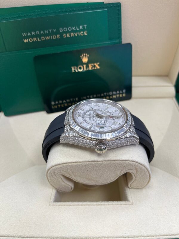 Rolex Sky-Dweller Meteorite Diamonds Baguette Dial Factory Diamonds 336259TBR - Image 12