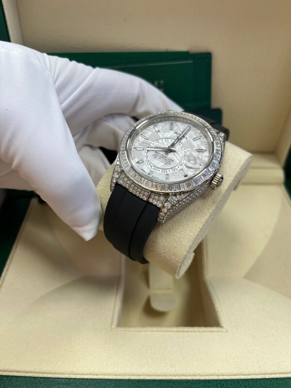Rolex Sky-Dweller Meteorite Diamonds Baguette Dial Factory Diamonds 336259TBR - Image 2