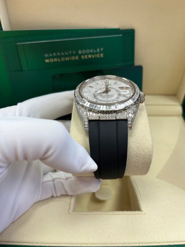 Rolex Sky-Dweller Meteorite Diamonds Baguette Dial Factory Diamonds 336259TBR - Image 13