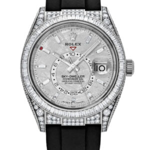 Rolex Sky-Dweller Meteorite Diamonds Baguette Dial Factory Diamonds 336259TBR
