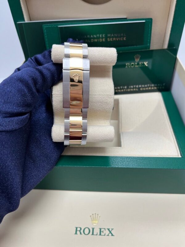 Rolex Sky-Dweller Two-Tone Stainless Steel - Yellow Gold Champagne Index Dial - Oyster Bracelet (Ref# 326933) - Image 4