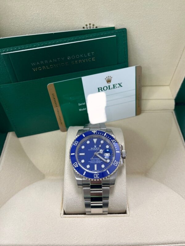 Rolex Submariner Date 40mm White Gold Blue Dial Smurf (Reference 116619LB) - Image 4