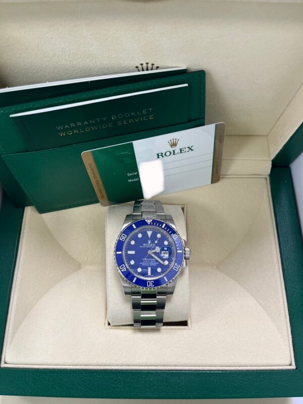 Rolex Submariner Date 40mm White Gold Blue Dial Smurf (Reference 116619LB) - Image 5