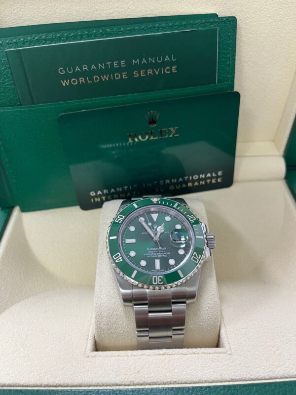 Rolex Submariner Date Stainless Steel "The Hulk" Green Dial 116610LV NEW ROLEX GREEN CARD - Image 4